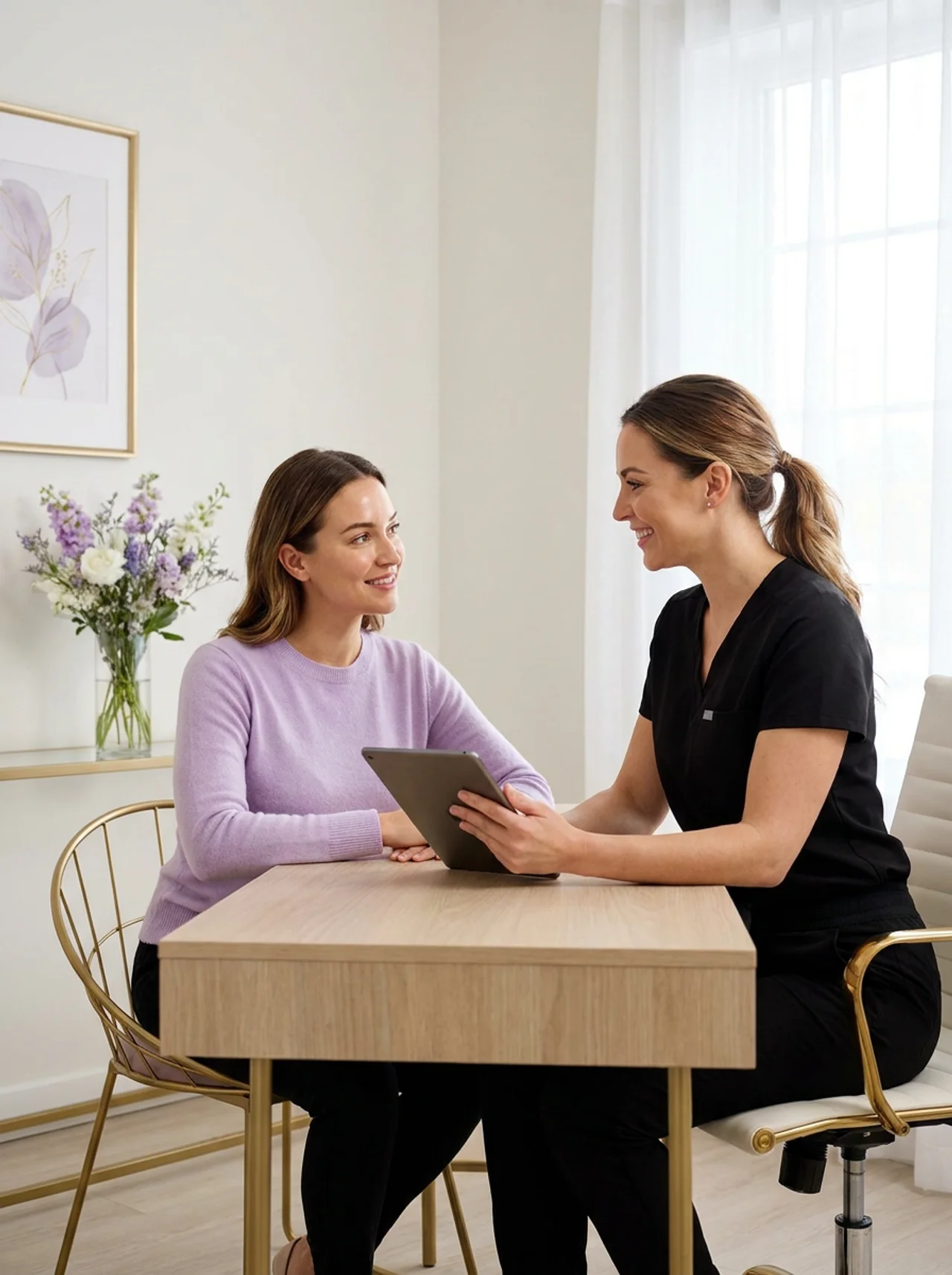 Consultation personnalisée à la clinique médico-esthétique Signature Mylie à Québec